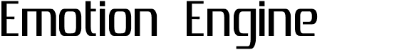 preview image of the Emotion Engine font