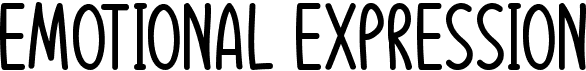 preview image of the Emotional Expression font