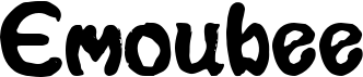 preview image of the Emoubee font