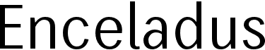 preview image of the Enceladus font