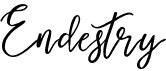 preview image of the Endestry font