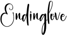 preview image of the Endinglove font