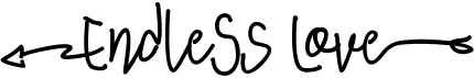 preview image of the Endless Love font