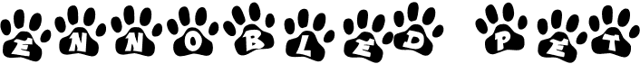 preview image of the Ennobled Pet font