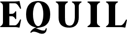 preview image of the Equil font