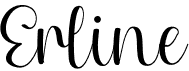 preview image of the Erline font