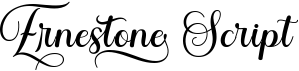 preview image of the Ernestone Script font