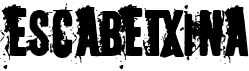 preview image of the Escabetxina font