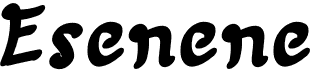 preview image of the Esenene font