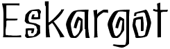 preview image of the Eskargot font