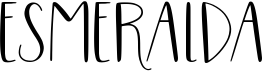 preview image of the Esmeralda font