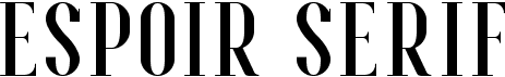 preview image of the Espoir Serif font