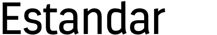 preview image of the Estandar font