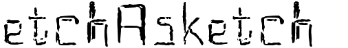 preview image of the EtchAsketch font
