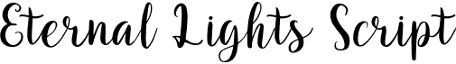 preview image of the Eternal Lights Script font