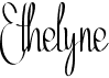 preview image of the Ethelyne font