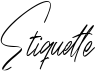 preview image of the Etiquette font