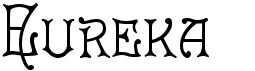 preview image of the Eureka font