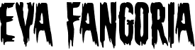 preview image of the Eva Fangoria font