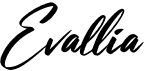 preview image of the Evallia font