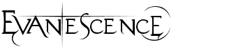 preview image of the Evanescent font