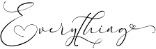 preview image of the Everything Calligraphy font