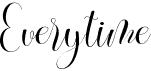 preview image of the Everytime Script font
