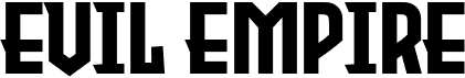 preview image of the Evil Empire font