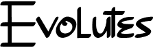 preview image of the Evolutes font