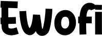 preview image of the Ewofi font