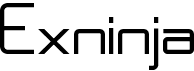 preview image of the Exninja font
