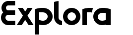 preview image of the Explora font