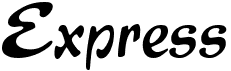 preview image of the Express font