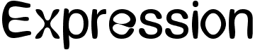 preview image of the Expression font