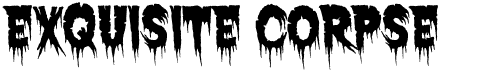 preview image of the Exquisite Corpse font