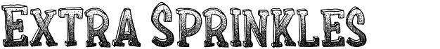 preview image of the Extra Sprinkles font
