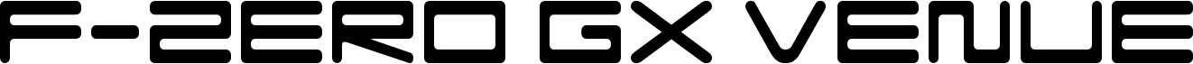 preview image of the F-Zero GX Venue font