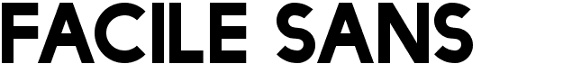 preview image of the Facile Sans font