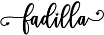 preview image of the Fadilla font
