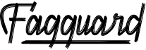 preview image of the Fagguard font