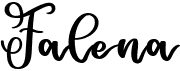 preview image of the Falena font