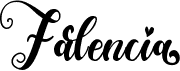 preview image of the Falencia font