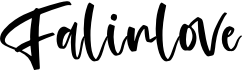 preview image of the Falinlove font