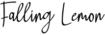 preview image of the Falling Lemon font