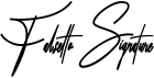 preview image of the Falsetto Signature font