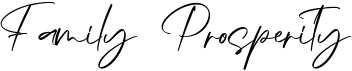 preview image of the Family Prosperity font