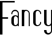 preview image of the Fancy font