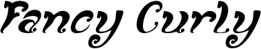 preview image of the Fancy Curly font