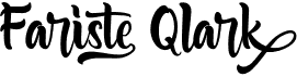 preview image of the Fariste Qlark font
