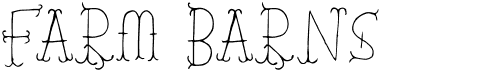 preview image of the Farm Barns font